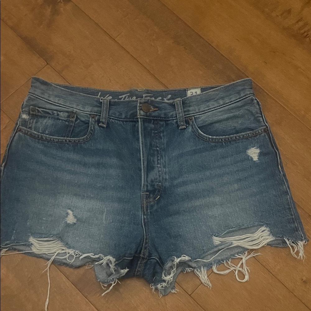 Denim shorts